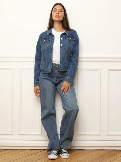 Veste en denim basique