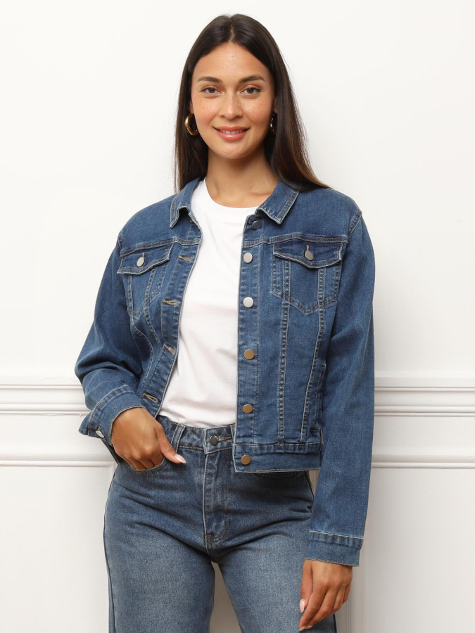 Veste en denim basique