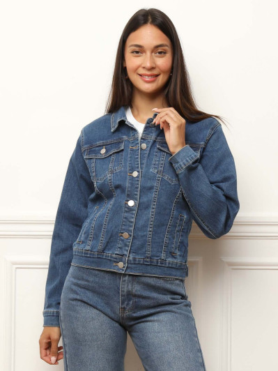 Veste en denim basique
