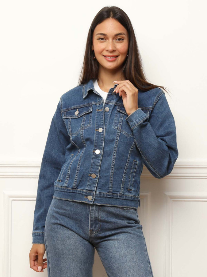 Veste en denim basique
