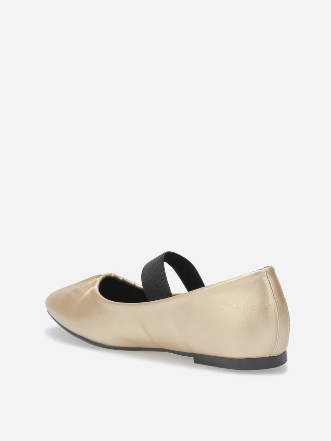 Ballerines en simili avec bride