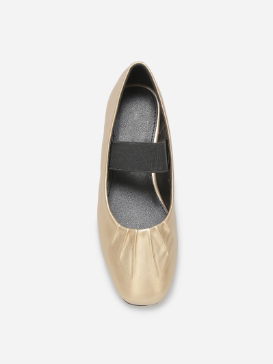 Ballerines en simili avec bride