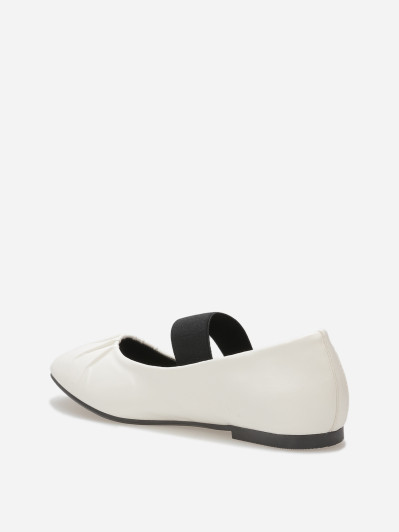 Ballerines en simili avec bride