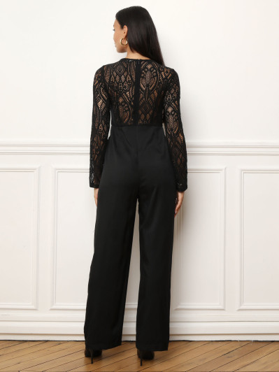 Combinaison avec buste en dentelle