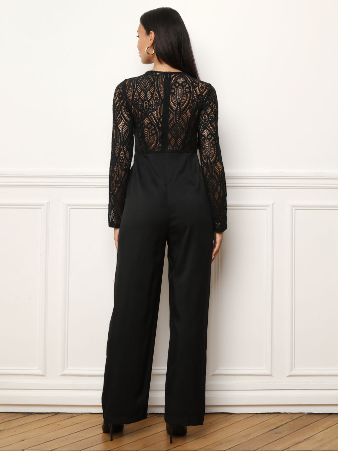 Combinaison avec buste en dentelle