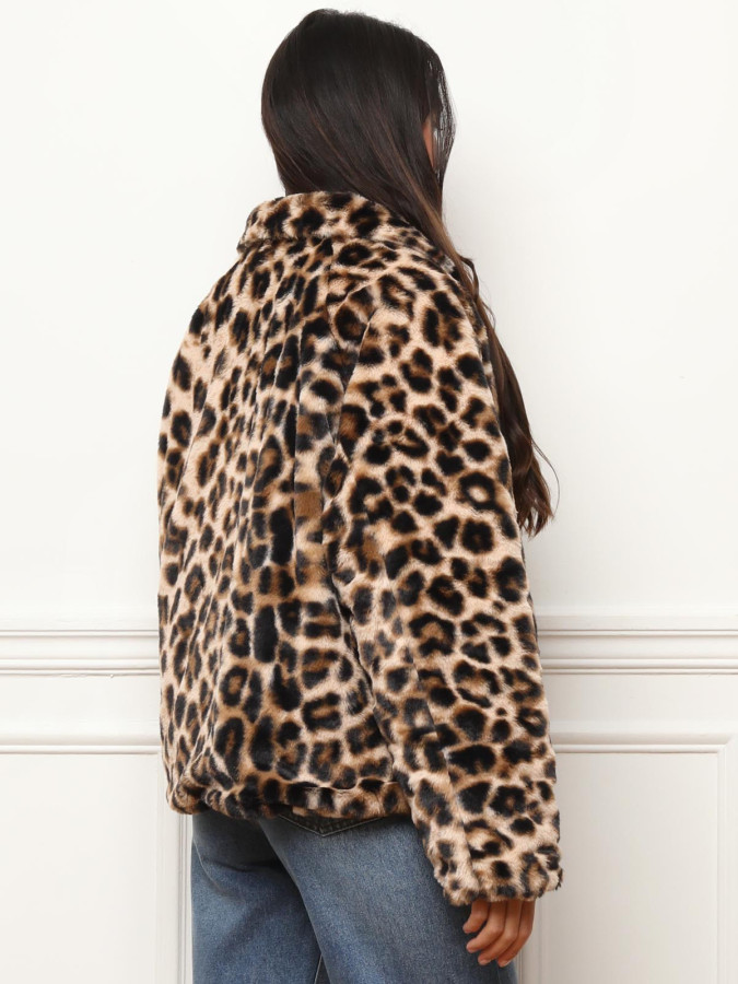 Doudoune réversible fourrée