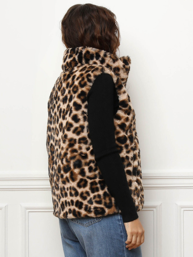 Doudoune sans manches réversible