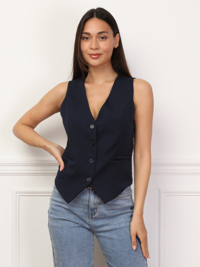 Veston cintré à boutons