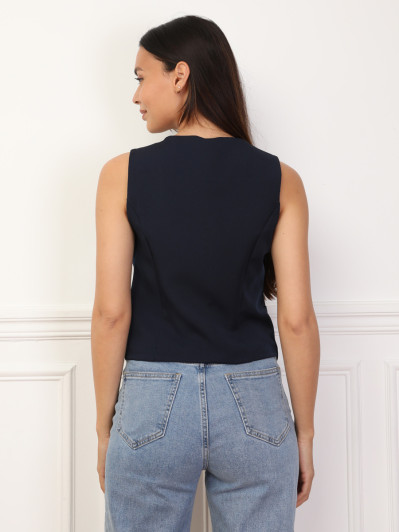 Veston cintré à boutons