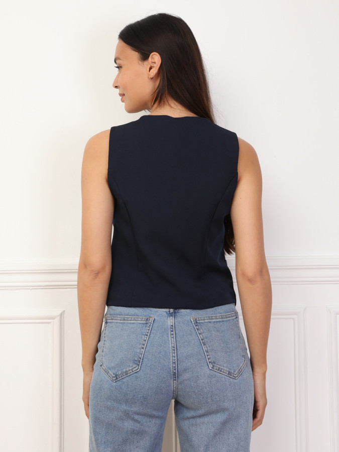 Veston cintré à boutons