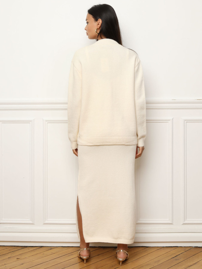 Ensemble jupe longue et cardigan