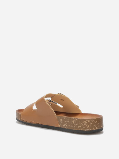 Mules avec deux brides à boucles