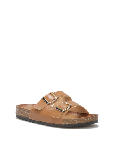 Mules avec deux brides à boucles