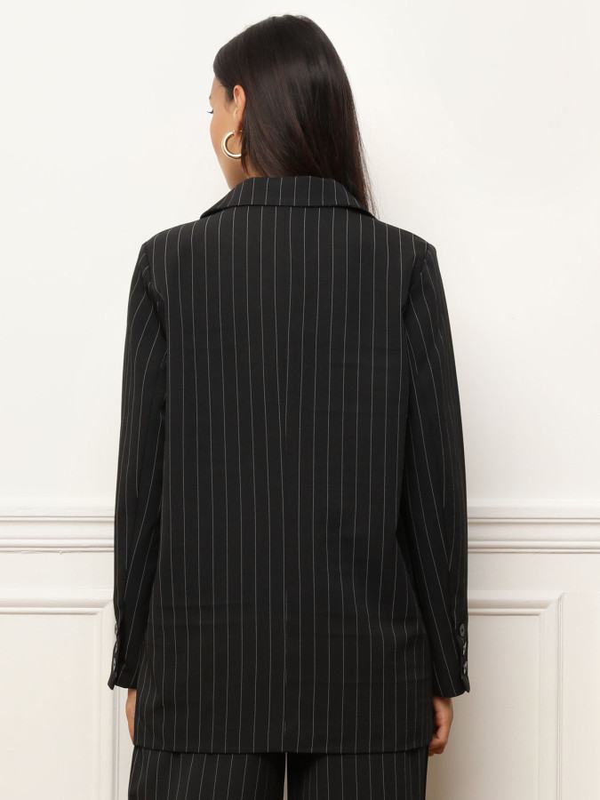 Veste de costume à rayures