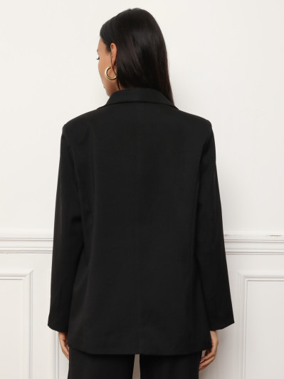 Veste de costume oversize à col châle