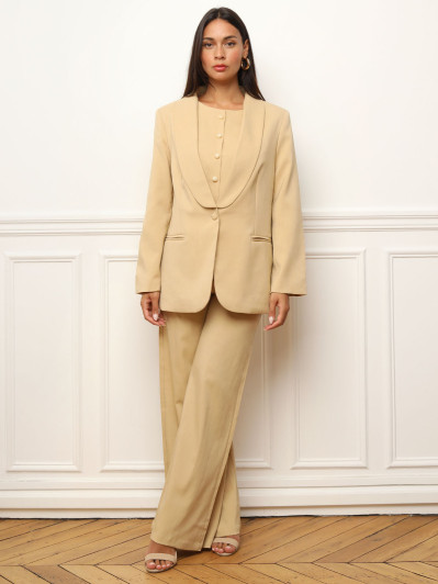 Pantalon de costume wide leg