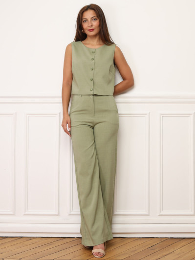 Pantalon de costume wide leg