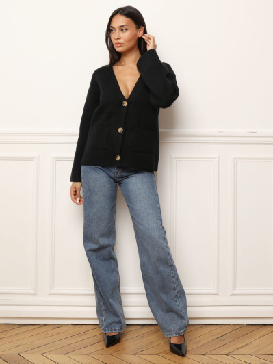 Cardigan à manches oversize