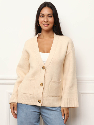 Cardigan à manches oversize