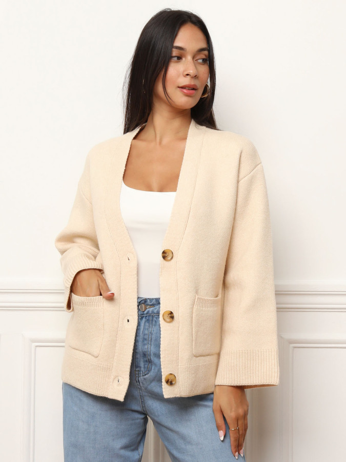 Cardigan à manches oversize