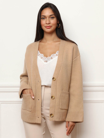 Cardigan à manches oversize