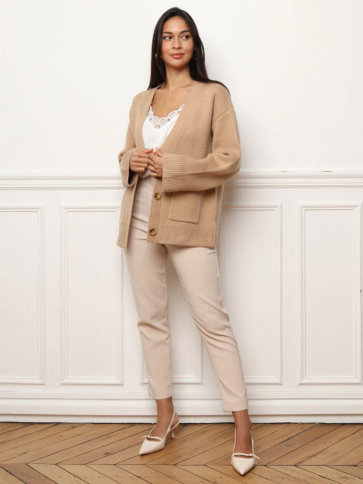 Cardigan à manches oversize