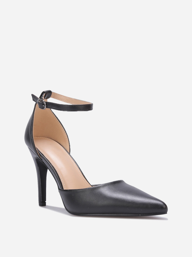 Escarpins à bout pointu et bride cheville