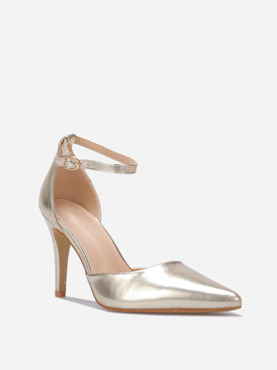 Escarpins à bout pointu et bride cheville