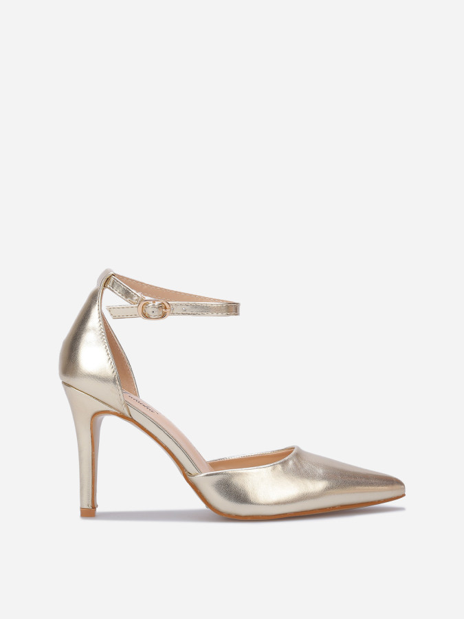 Escarpins à bout pointu et bride cheville