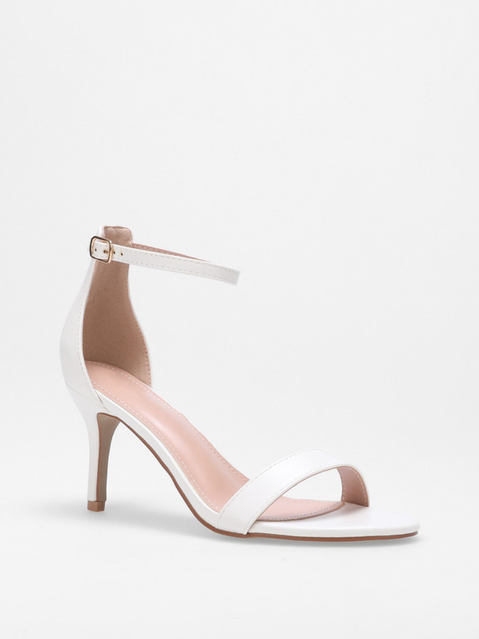 Sandales en simili à talon aiguille