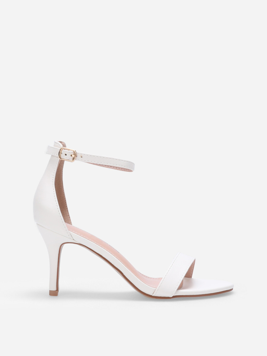 Sandales en simili à talon aiguille