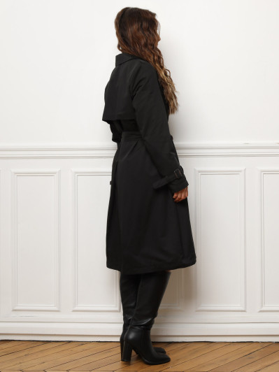 Trench mi-long avec ceinture