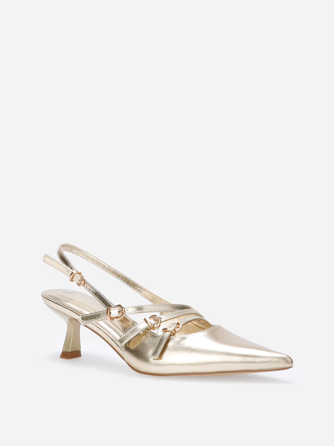 Escarpins slingback avec brides