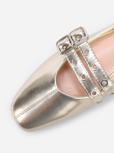 Ballerines avec double brides à œillets