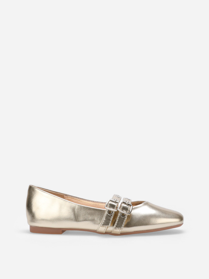 Ballerines avec double brides à œillets