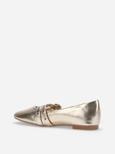 Ballerines avec double brides à œillets