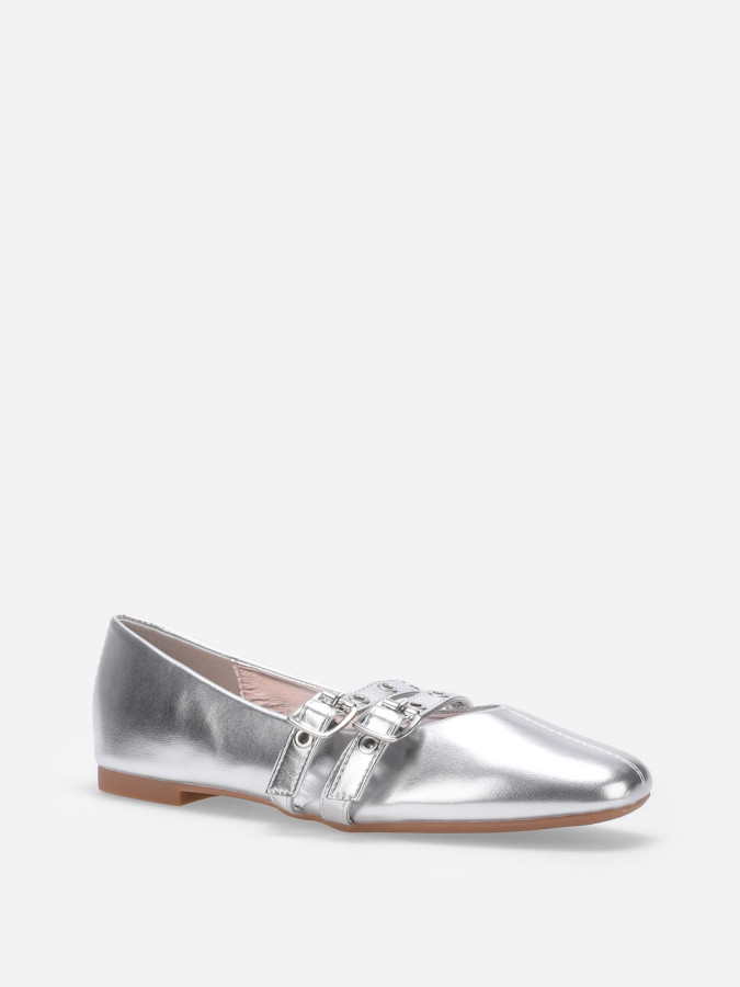 Ballerines avec double brides à œillets