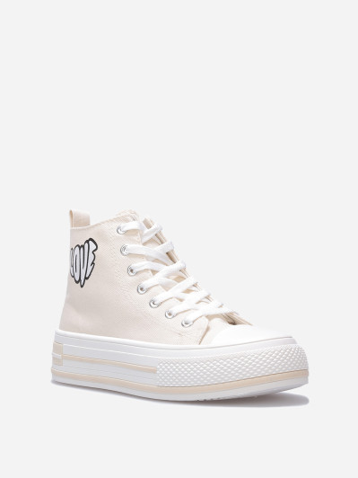 Tennis "Love" en toile avec plateforme