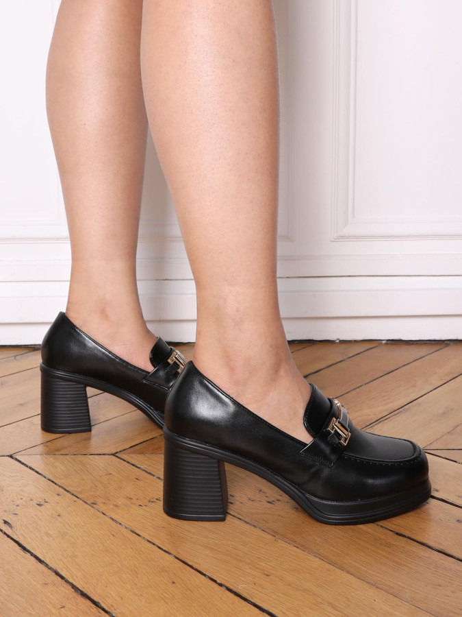 Mocassins en simili à mors