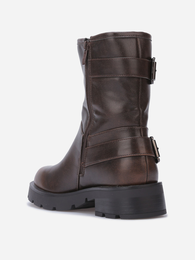 Bottines avec brides à boucle