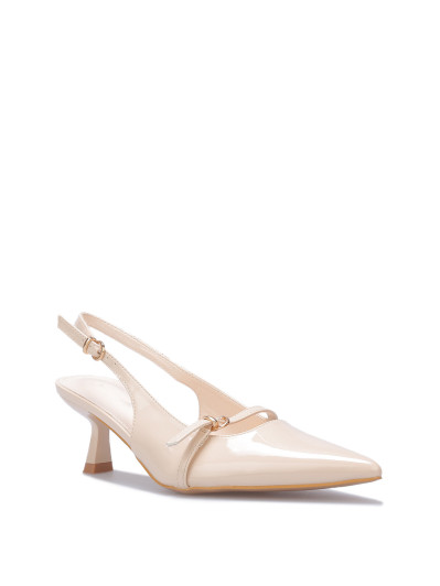 Escarpins slingback à petit talon