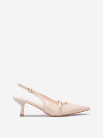Escarpins slingback à petit talon