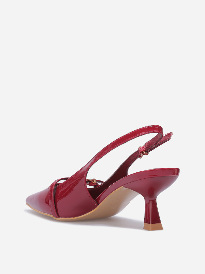 Escarpins slingback à petit talon