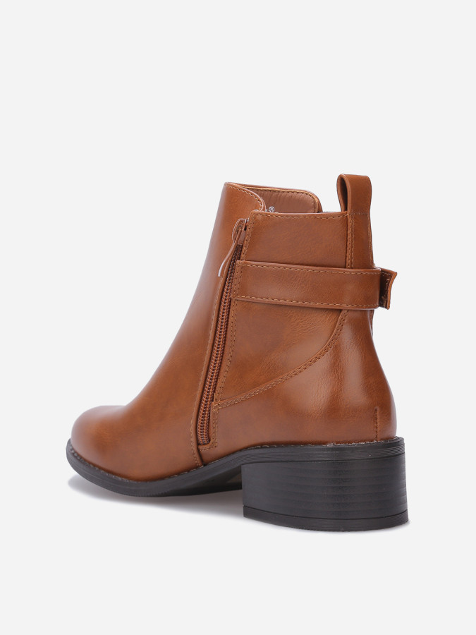 Bottines Chelsea à bride et boucle