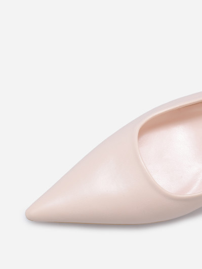 Escarpins slingback à boucle en strass