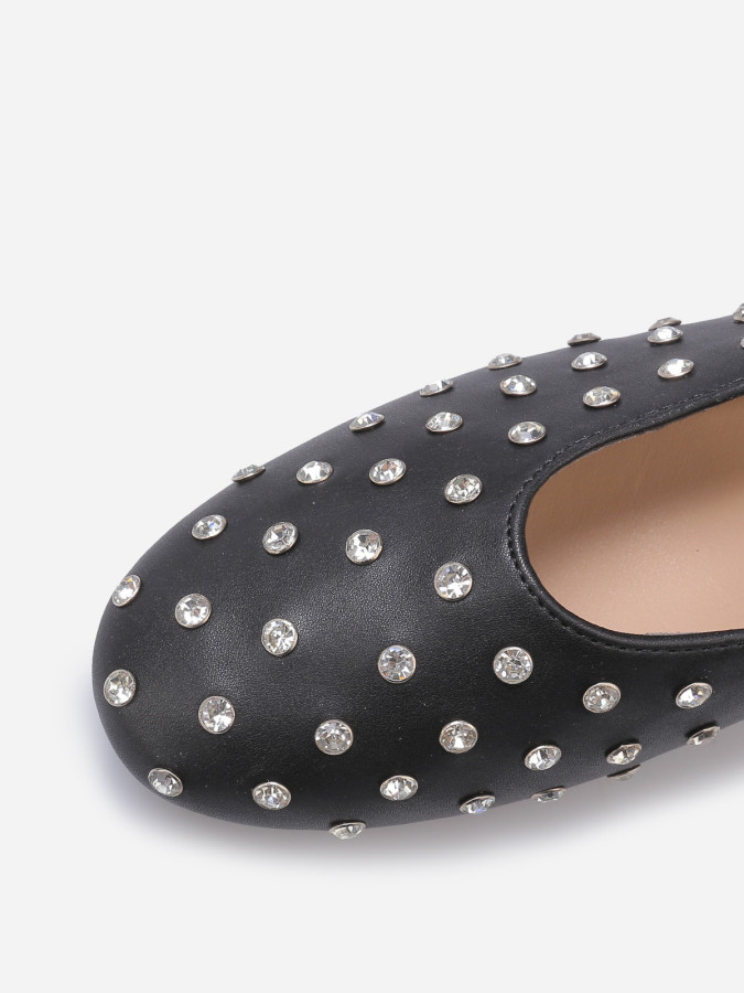 Ballerines en simili à strass