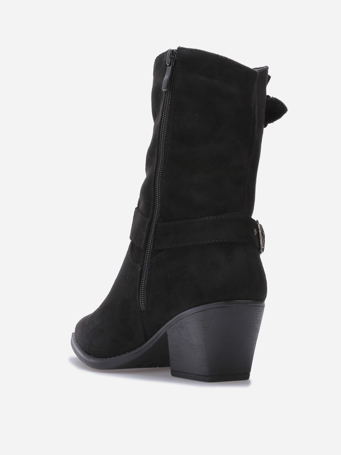 Santiags à sangles et anneau