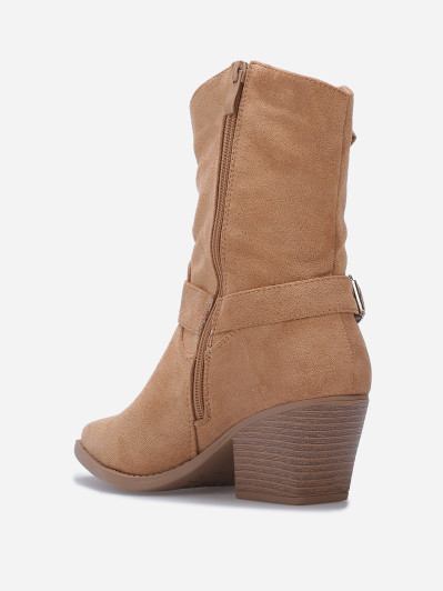 Santiags à sangles et anneau