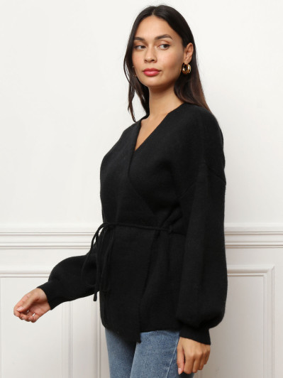 Gilet style kimono à nouer