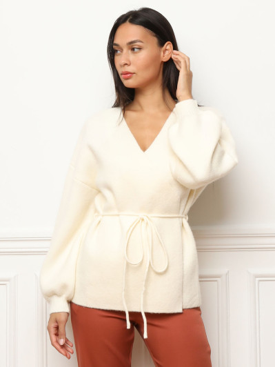 Gilet style kimono à nouer